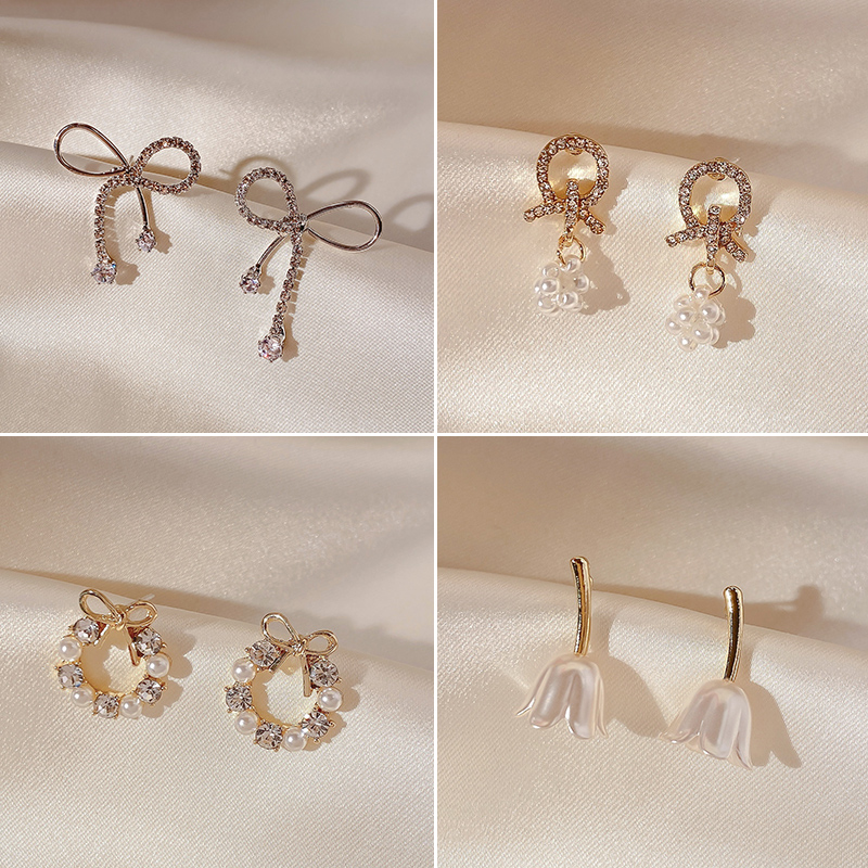 Drop earrings ear studs